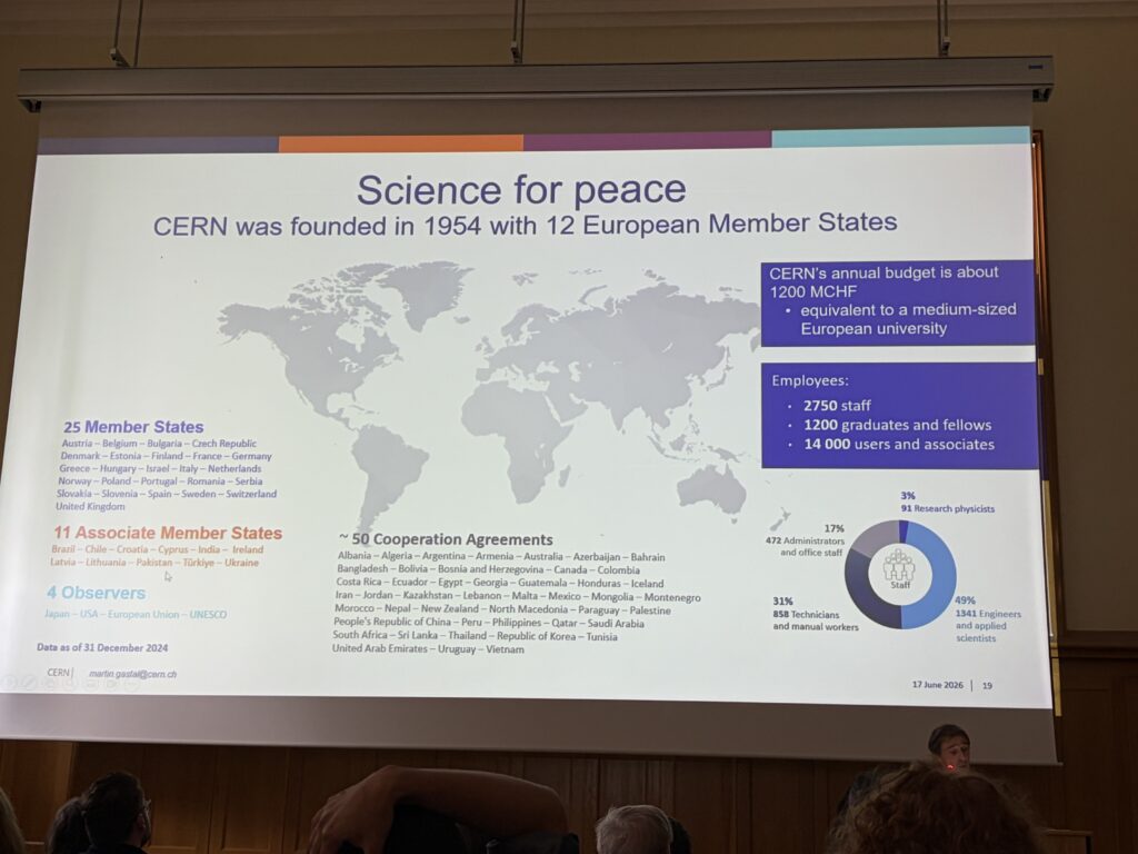 Examples of CERN technologies including superconductivity electronics and magnets presented at stakeholder event Ireland